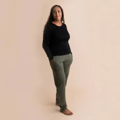 Lounge Wear|Grown Ups*The Sleep Store All Seasons Merino/Tencel LS Breastfeeding Top