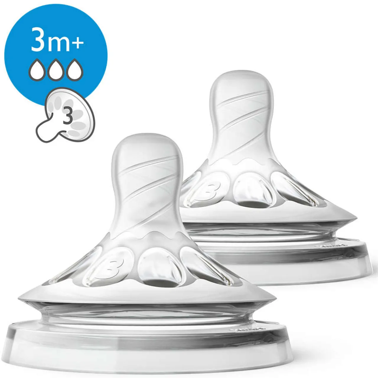 Bottles & Teats*Phillips Avent Avent Natural Teats - 2 pack