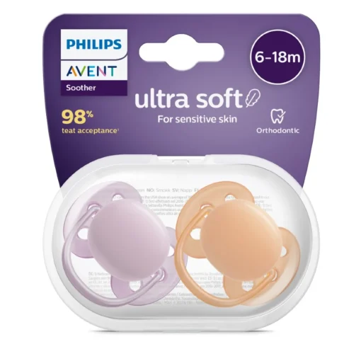 Dummies & Accessories*Phillips Avent Avent Soother Ultra Soft 2 Pack