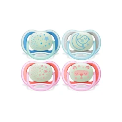 Dummies & Accessories*Phillips Avent Avent Ultra Air Night Soothers 2pk