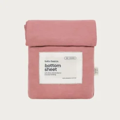 Bassinet & Co-Sleeper Bedding*Babu Basics Organic Cotton Bassinet Fitted Sheet - 40 x 80cm