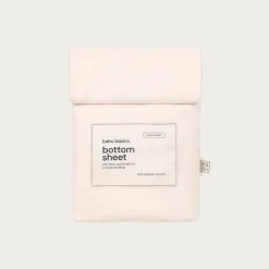 Moses Basket Bedding*Babu Basics Organic Cotton Moses Basket Fitted Sheet - 30 x 67cm