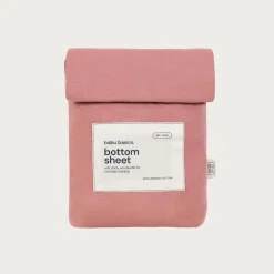 Bassinet & Co-Sleeper Bedding*Babu Basics Organic Cotton Bassinet Oval Fitted Sheet - 58 x 72cm