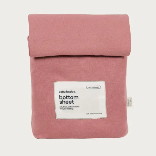Cot Sheets*Babu Basics Organic Cotton Cot Fitted Sheet - 70 x 135cm