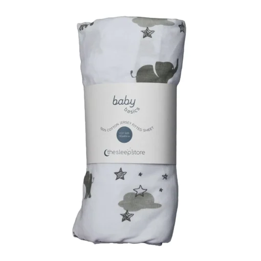 Cot Sheets*The Sleep Store Baby Basics Cot Fitted Sheet - 132 x 71cm