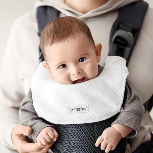 Accessories*Baby Bjorn Baby Carrier Harmony Bib White