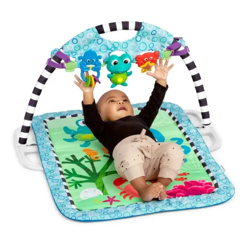 Rugs & Play Mats*Baby Einstein Neptunes Discovery Reef Play Gym & Take-Along Toy Bar