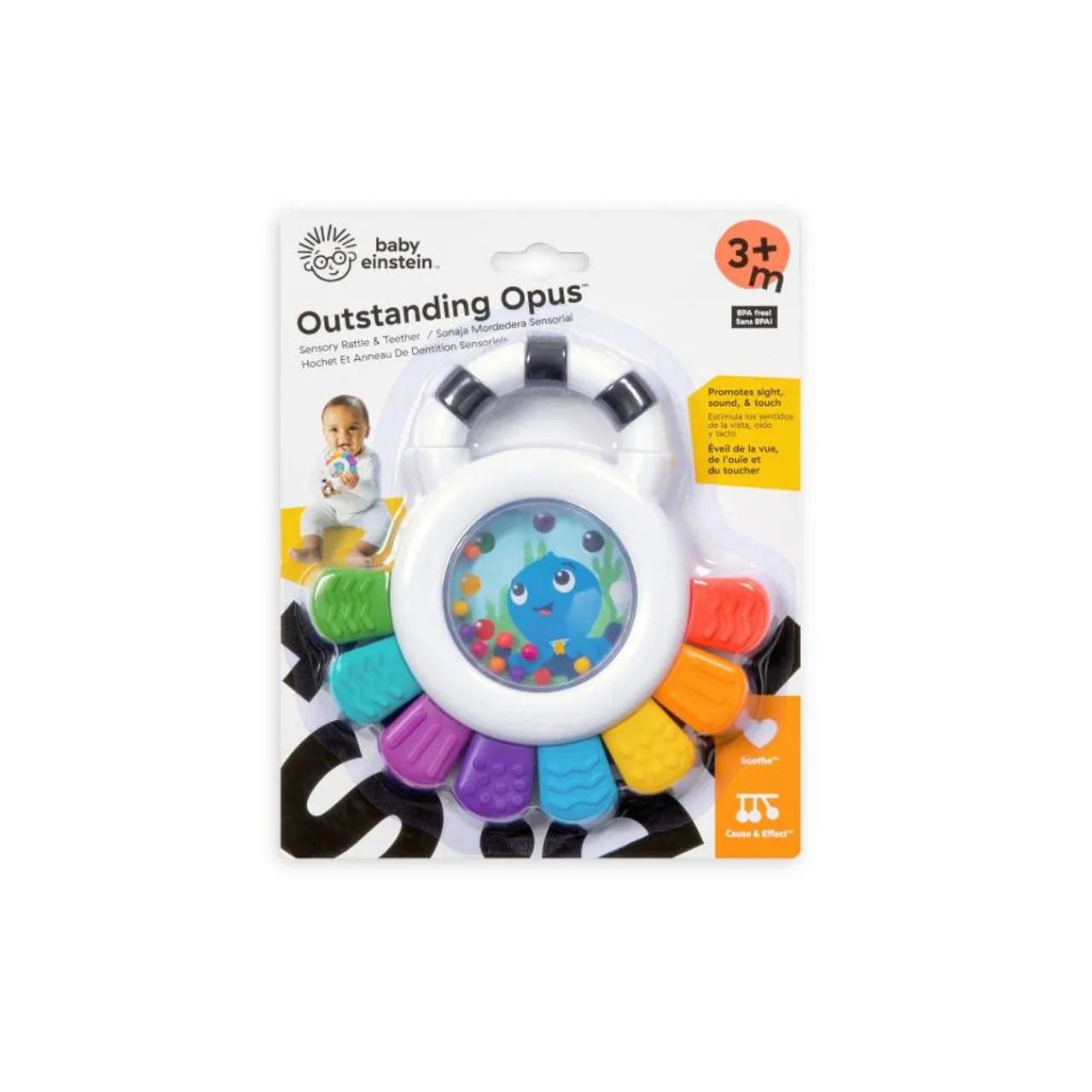 Teeth & Teethers*Baby Einstein Outstanding Opus Sensory Rattle & Teether