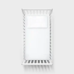 Cot Sheets*BabyRest Bamboo Fitted Sheet 132 x 70cm White