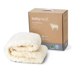 Mattress Protectors & Underlays*BabyRest Lambswool Underlay - Cot