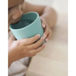 Sippy & Starter Cups*Béaba Beaba Silicone Anti Slip Cup 3pk Grey/Sage/Velvet