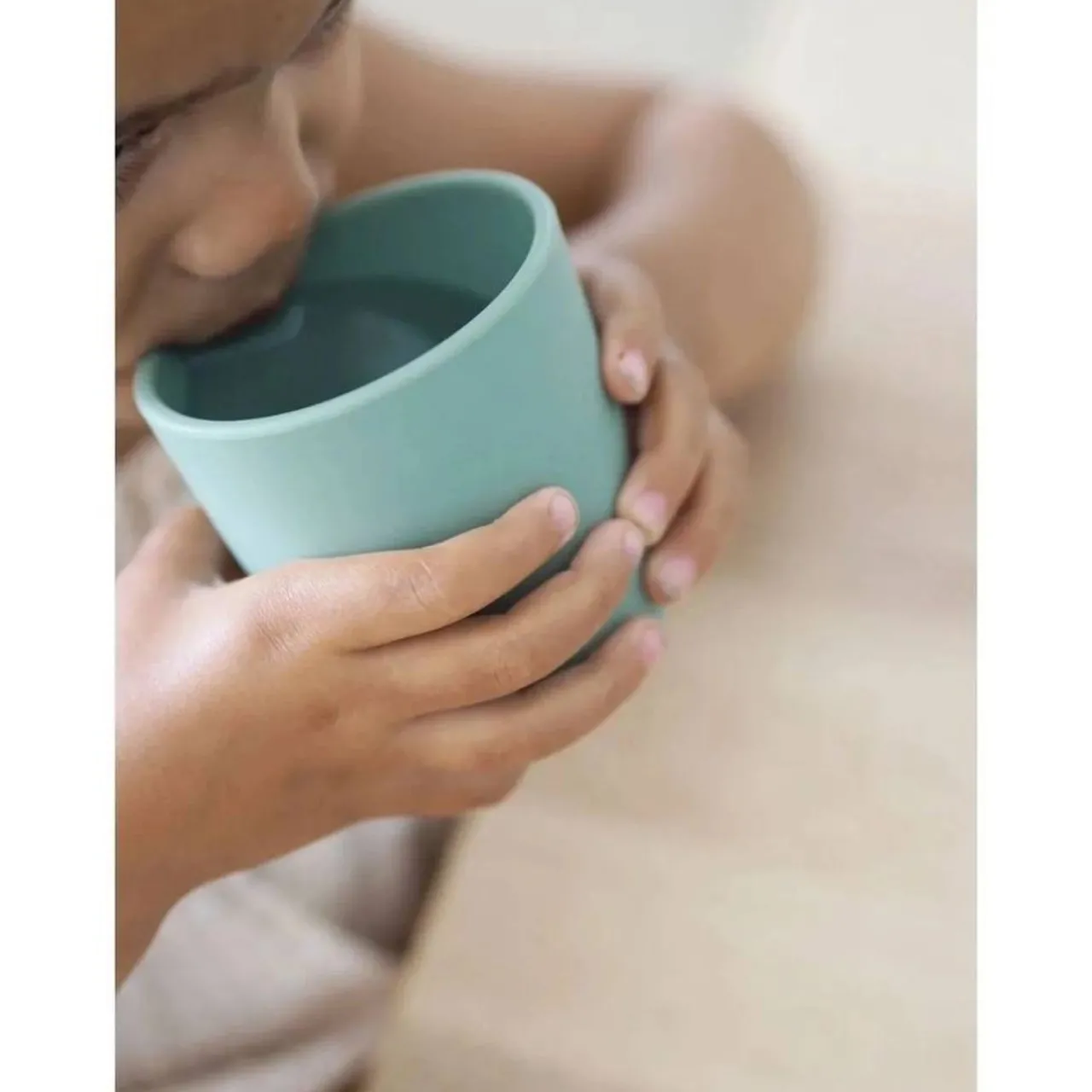 Sippy & Starter Cups*Béaba Beaba Silicone Anti Slip Cup 3pk Grey/Sage/Velvet