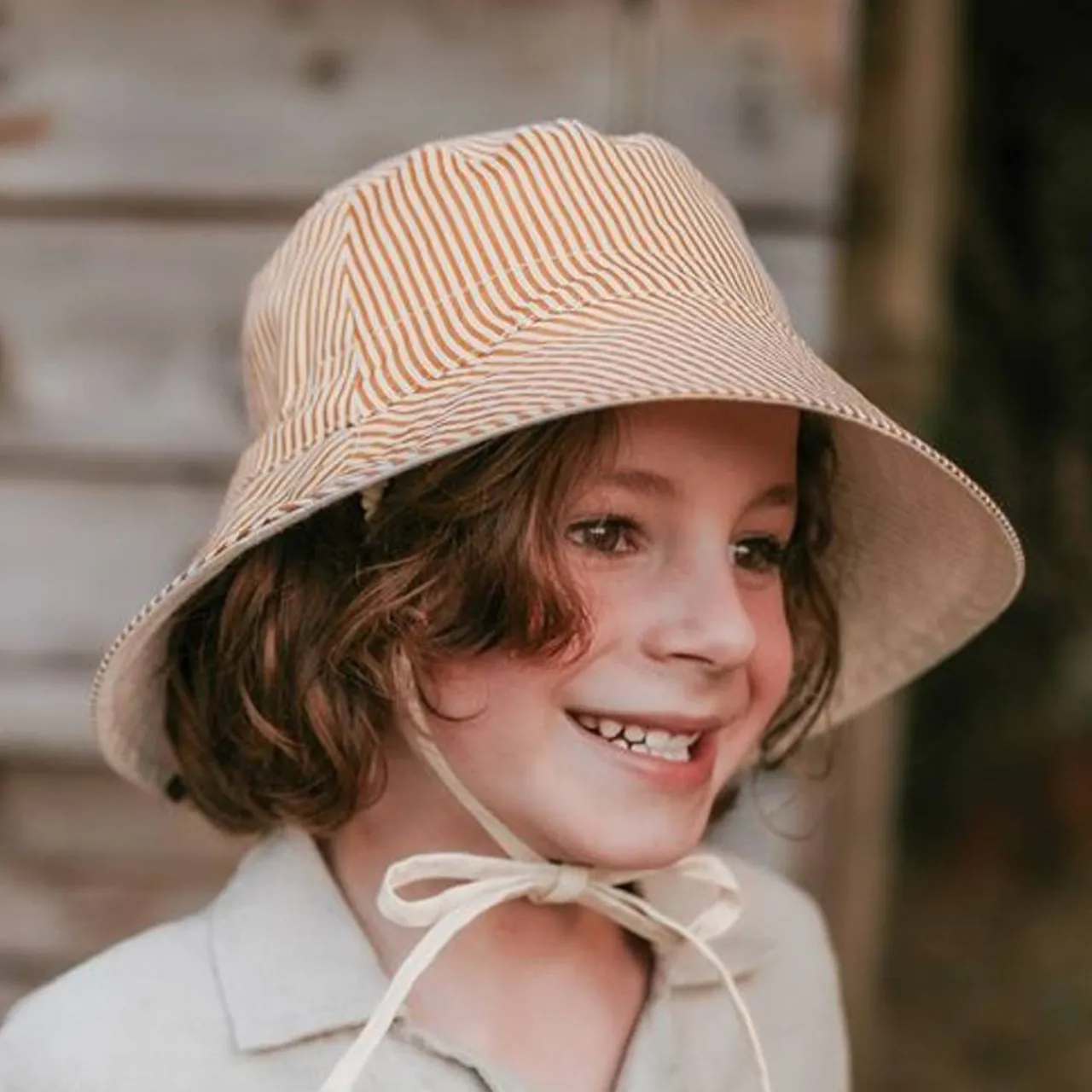 Family Outdoor Essentials|Sun & Swim*Bedhead Hats - 'Explorer' Kids Reversible Bucket hat