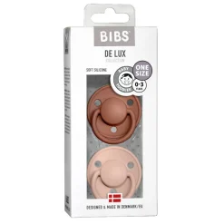 Dummies & Accessories*Bibs De Lux Silicone Colour Mix 2pk - One Size
