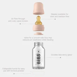 Bottles & Teats*Bibs Glass Bottle Set