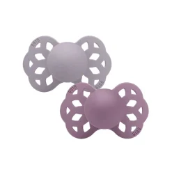 Dummies & Accessories*Bibs Infinity Symmetrical Silicone Pacifier 2pk