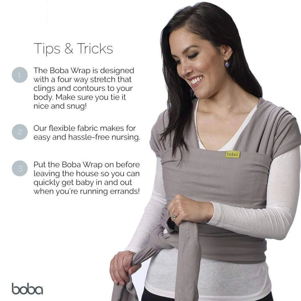 Stretchy Wraps & Woven*Boba Serenity Wrap - Solid Colours