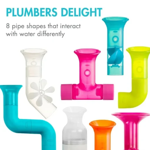 Bath Toys*Boon Bath Toy Bundle - Pipes, Tubes & Cogs