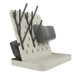 Cleaning & Sterilising*Boon Groove Drying Rack Grey/Charcoal