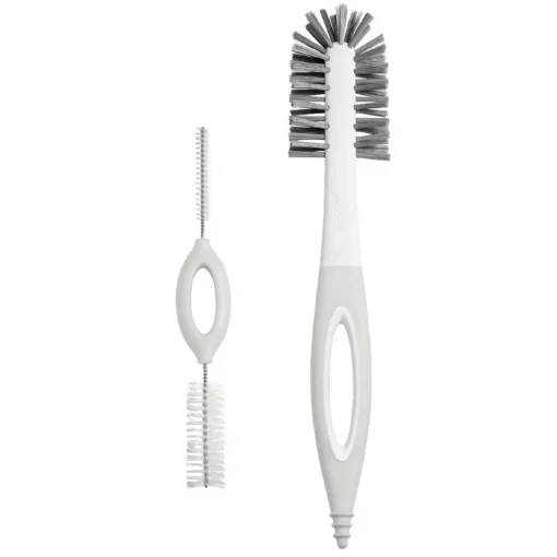 Cleaning & Sterilising*Boon Trip 2 Bottle Brush Set Grey