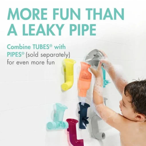 Bath Toys*Boon Tubes Bath Toy Coral/Multi