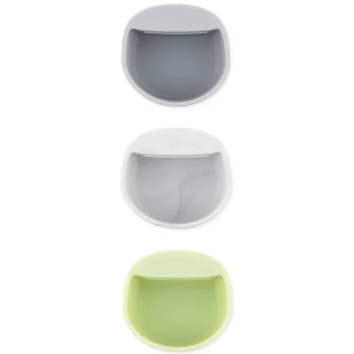 Lunchbox Accessories|Bowls, Plates & Cutlery*Bumkins Little Dippers Round 3pk Taffy Grey