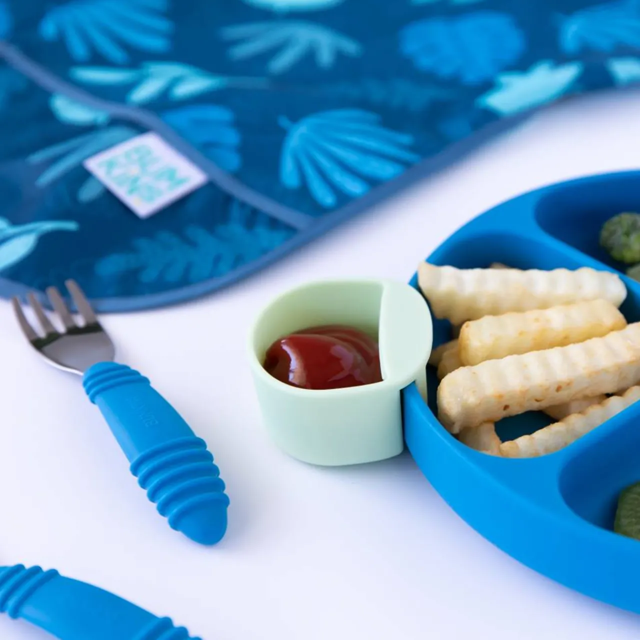 Lunchbox Accessories|Bowls, Plates & Cutlery*Bumkins Little Dippers Round 3pk Taffy Grey