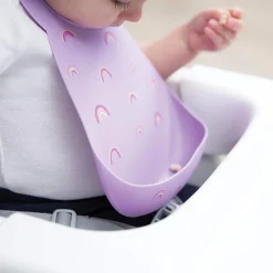 Bibs & Burp Cloths|Starting Solids*Bumkins Silicone Bib Rainbows