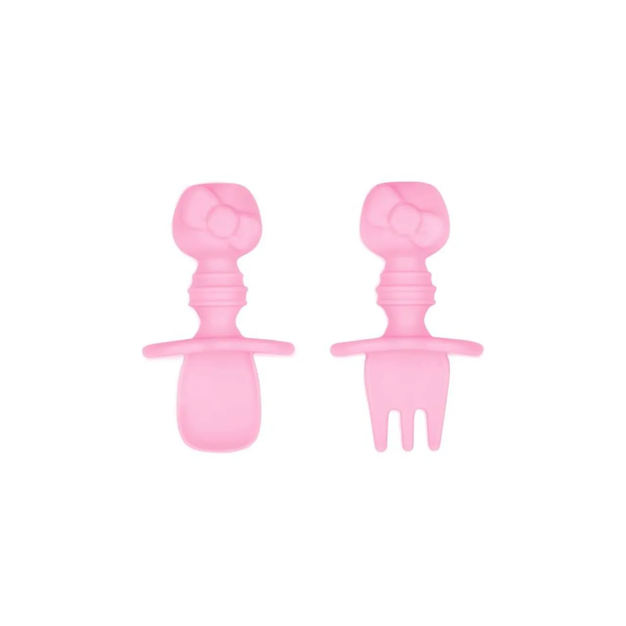 Bowls, Plates & Cutlery|Starting Solids*Bumkins Silicone Chewtensils - Hello Kitty