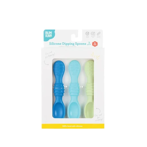 Bowls, Plates & Cutlery*Bumkins Silicone Dipping Spoons 3pk