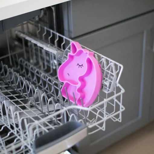 Bowls, Plates & Cutlery*Bumkins Silicone Grip Dish - Unicorn