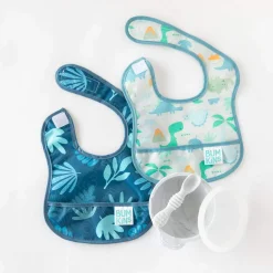 Bibs & Burp Cloths|Starting Solids*Bumkins Starter Bib 2pk
