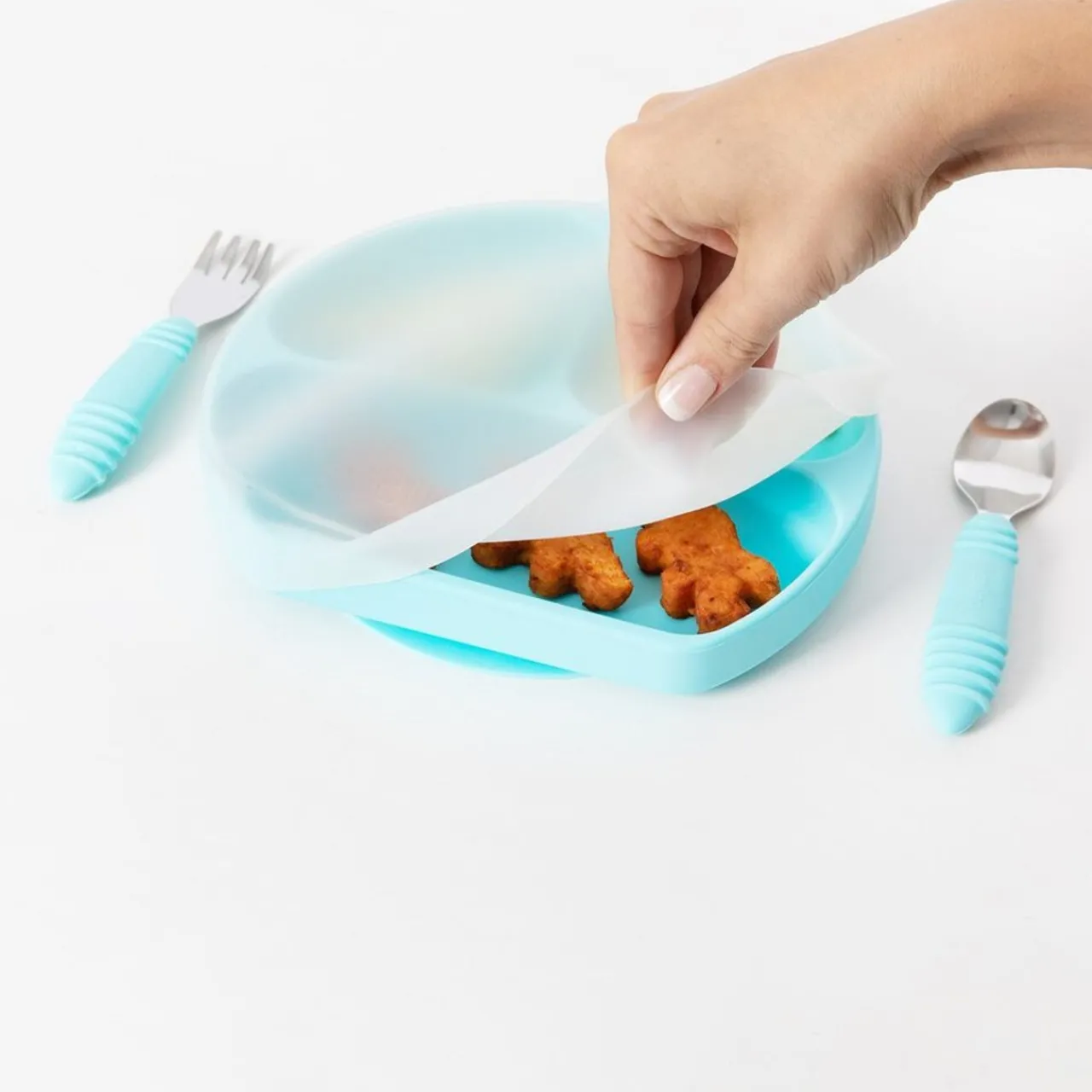 Bowls, Plates & Cutlery*Bumkins Stretch Silicone Grip Dish Lid