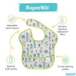 Bibs & Burp Cloths|Starting Solids*Bumkins Waterproof SuperBib 3 pack