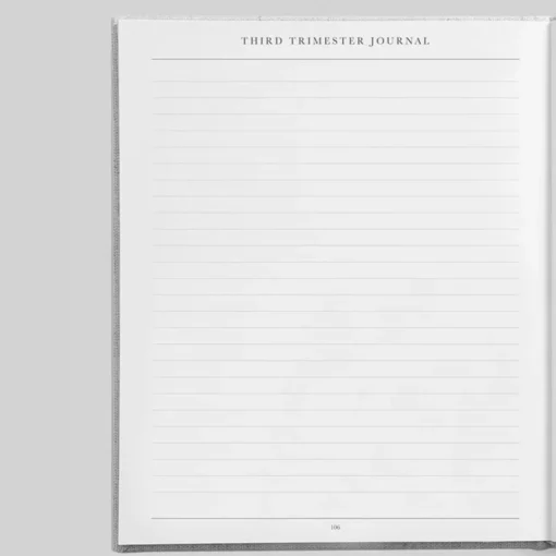 Gifts For Mum*Write To Me Bump - Pregnancy Journal - Seafoam