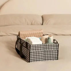 Nappy Caddies & Storage|Change Tables, Mats & Baskets*Bunnie Caddie Mini - Houndstooth