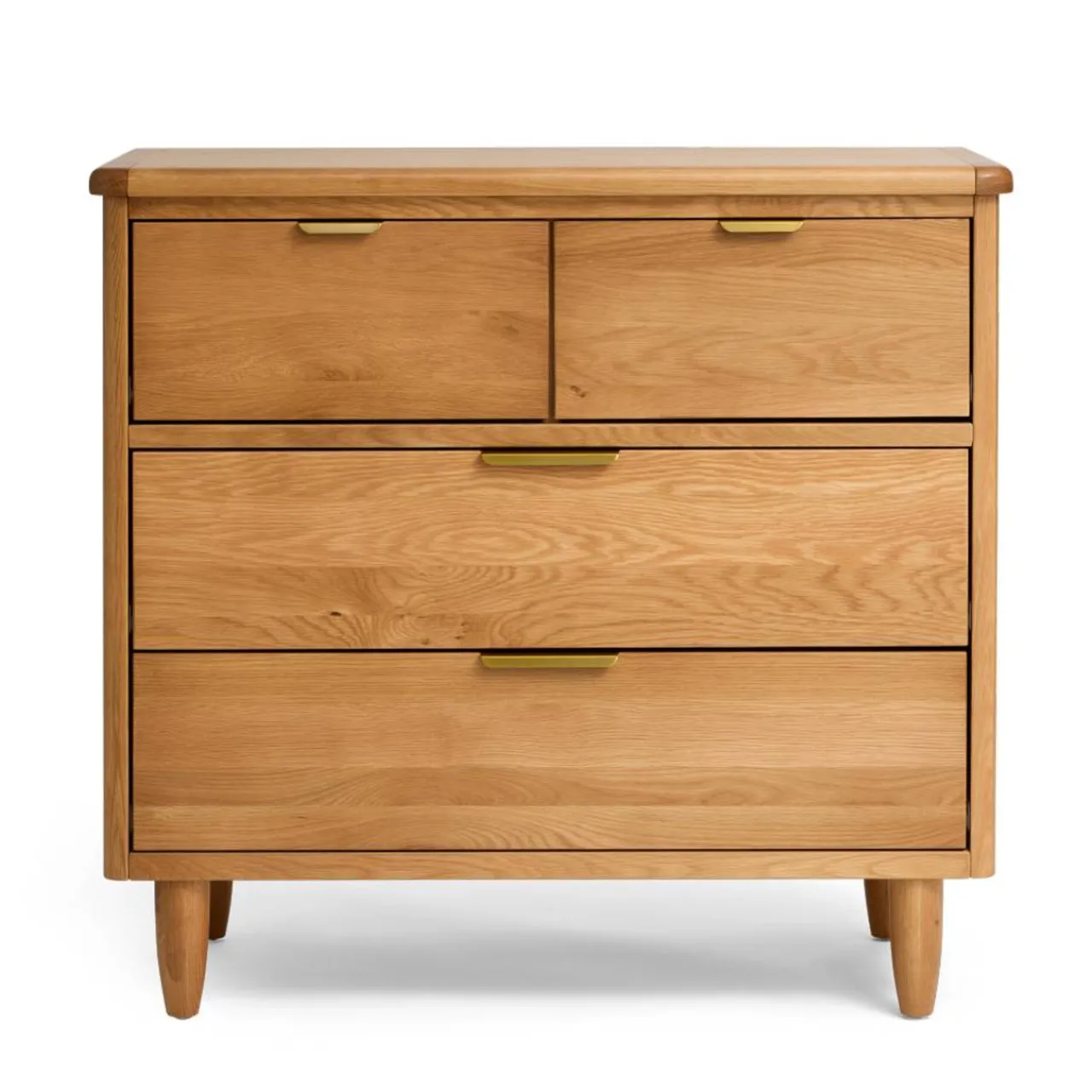 Change Tables, Mats & Baskets*Cariboo George Dresser Natural Oak/Brass Pulls
