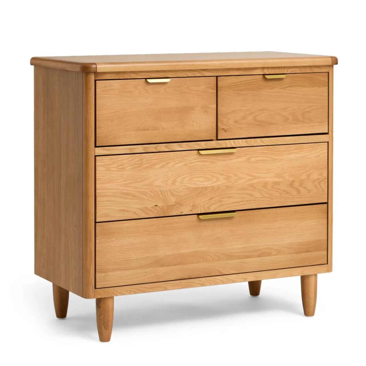 Change Tables, Mats & Baskets*Cariboo George Dresser Natural Oak/Brass Pulls