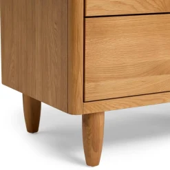 Change Tables, Mats & Baskets*Cariboo George Dresser Natural Oak/Brass Pulls
