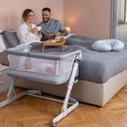 Bassinets & Co-Sleepers*Chicco Next2Me Pop Up Crib Grey Mist