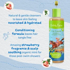 Skincare & Sunscreen|Skincare & Grooming*Childs Farm 3 in 1 Swim Strawberry & Mint