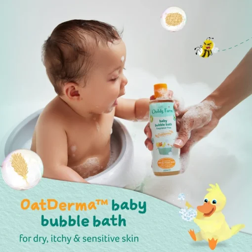 Skincare & Sunscreen|Skincare & Grooming*Childs Farm OatDerma Baby Bubble Bath Fragrance-Free