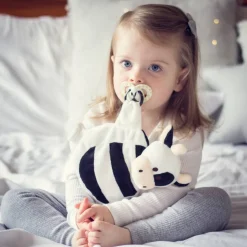 Comforters & Soft Toys*Sleepytot Cow Sleepy Tot Comforter - Medium Black & White