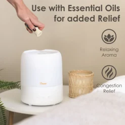 Humidifiers & Accessories*Crane 3 in 1 Cool Mist Humidifier, Aroma Diffuser & Sleep Support Light – 1.9L