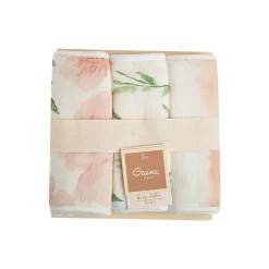 Bibs & Burp Cloths*Crane Baby Burp Cloths - 3 Pack