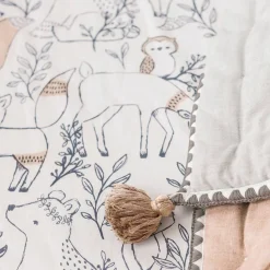 Cot Sheets*Crane Baby Cot Fitted Sheet - Ezra Collection - 132 x 71cm Ezra Woodland