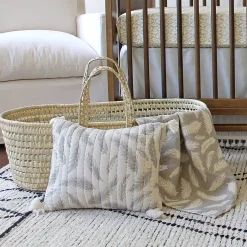 Pram Blankets|Baby Blankets & Quilts*Crane Baby Jacquard Blanket - Ezra - Grey Feather - Clearance