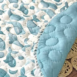 Rugs & Play Mats*Crane Baby Reversible Quilted Playmat - Caspian