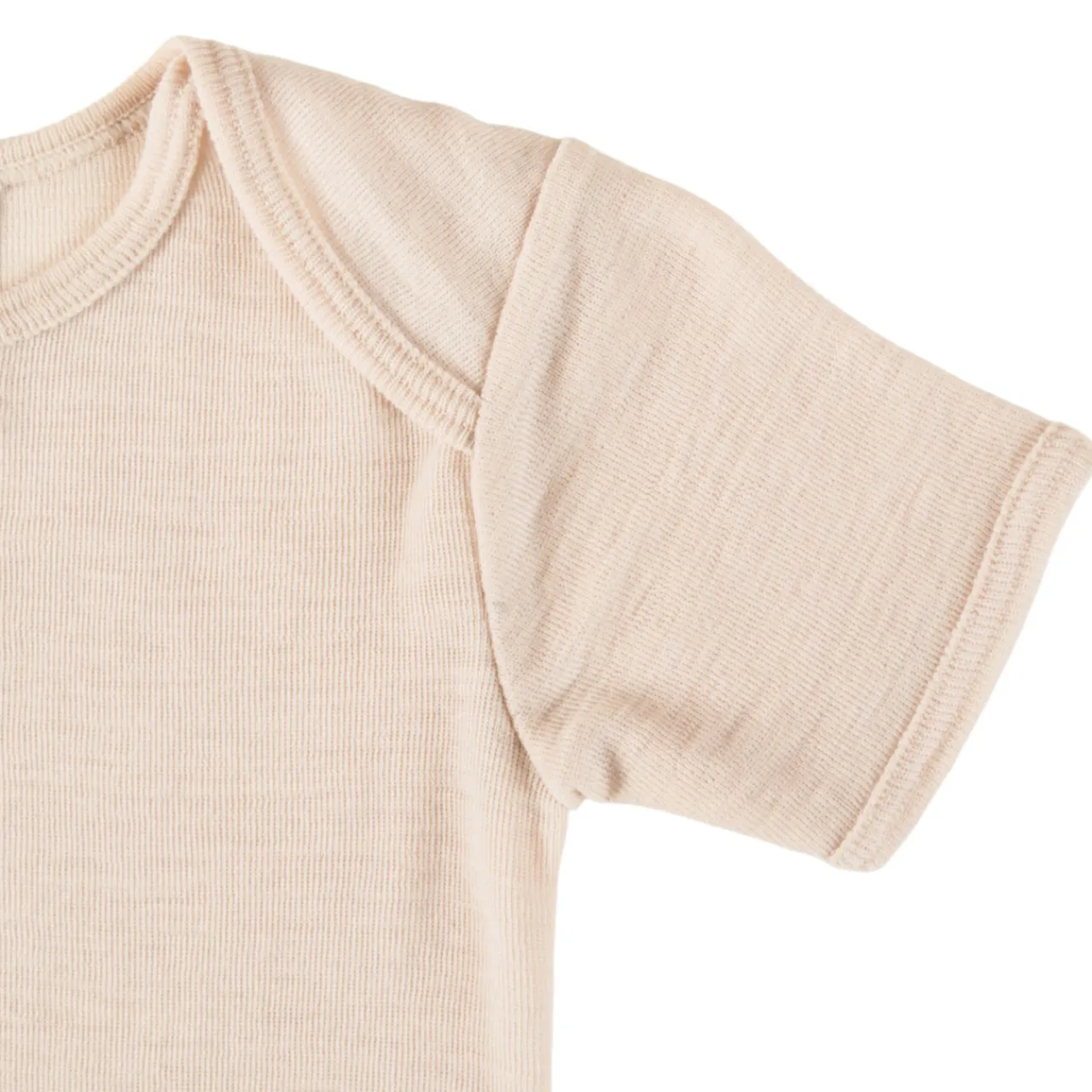 Bodysuits & Singlets|Merino Clothing & Sleepwear*The Sleep Store Deluxe Merino Rib Short-Sleeve Bodysuit Almond