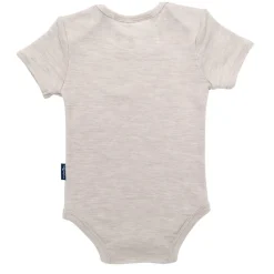 Bodysuits & Singlets|Merino Clothing & Sleepwear*The Sleep Store Deluxe Merino Rib Short-Sleeve Bodysuit Almond
